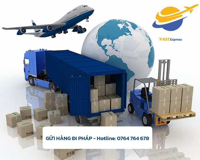 gui hang xach tay di phap